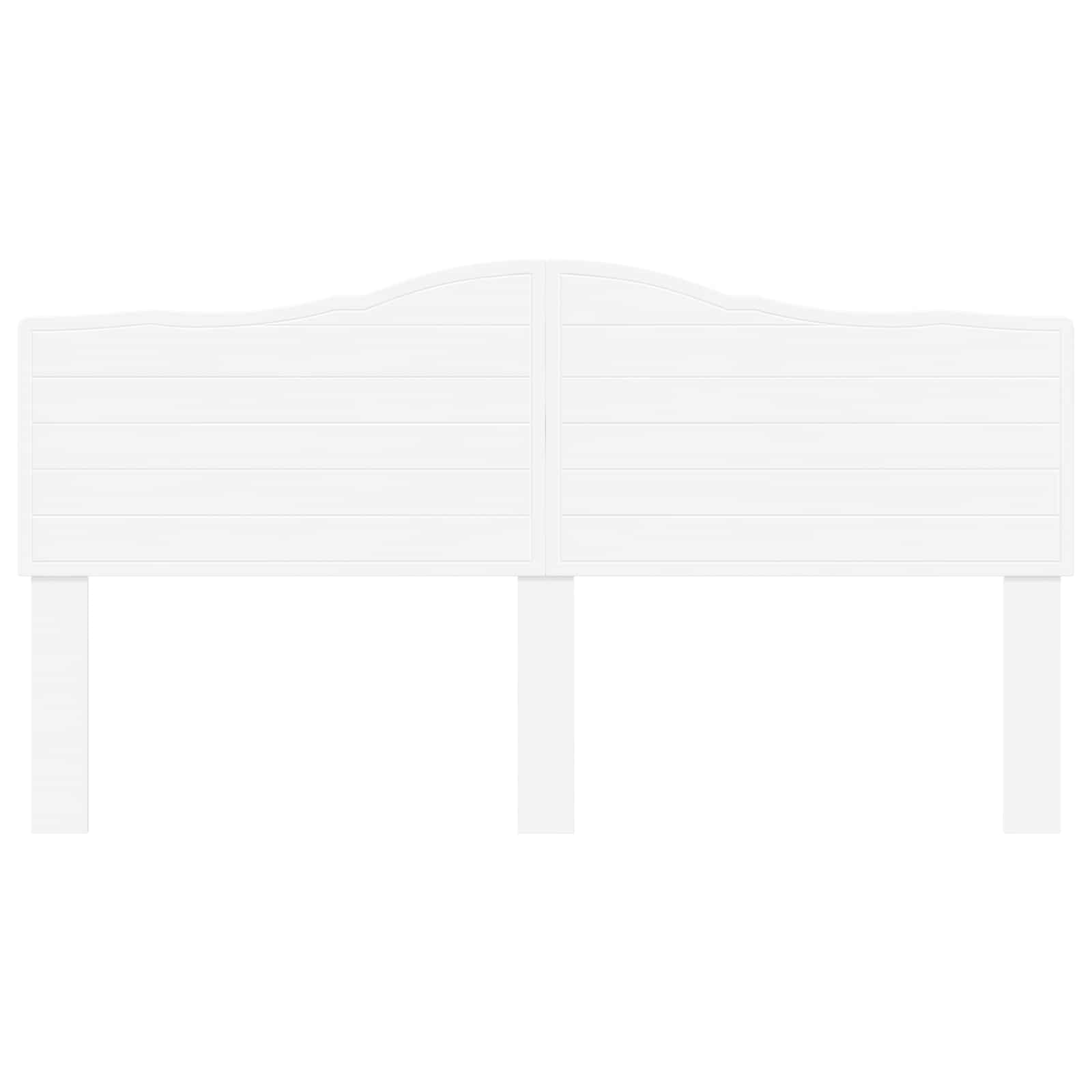 vidaXL Headboard White Engineered wood 4