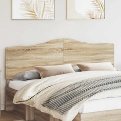 vidaXL Headboard Sonoma Oak Engineered wood 1