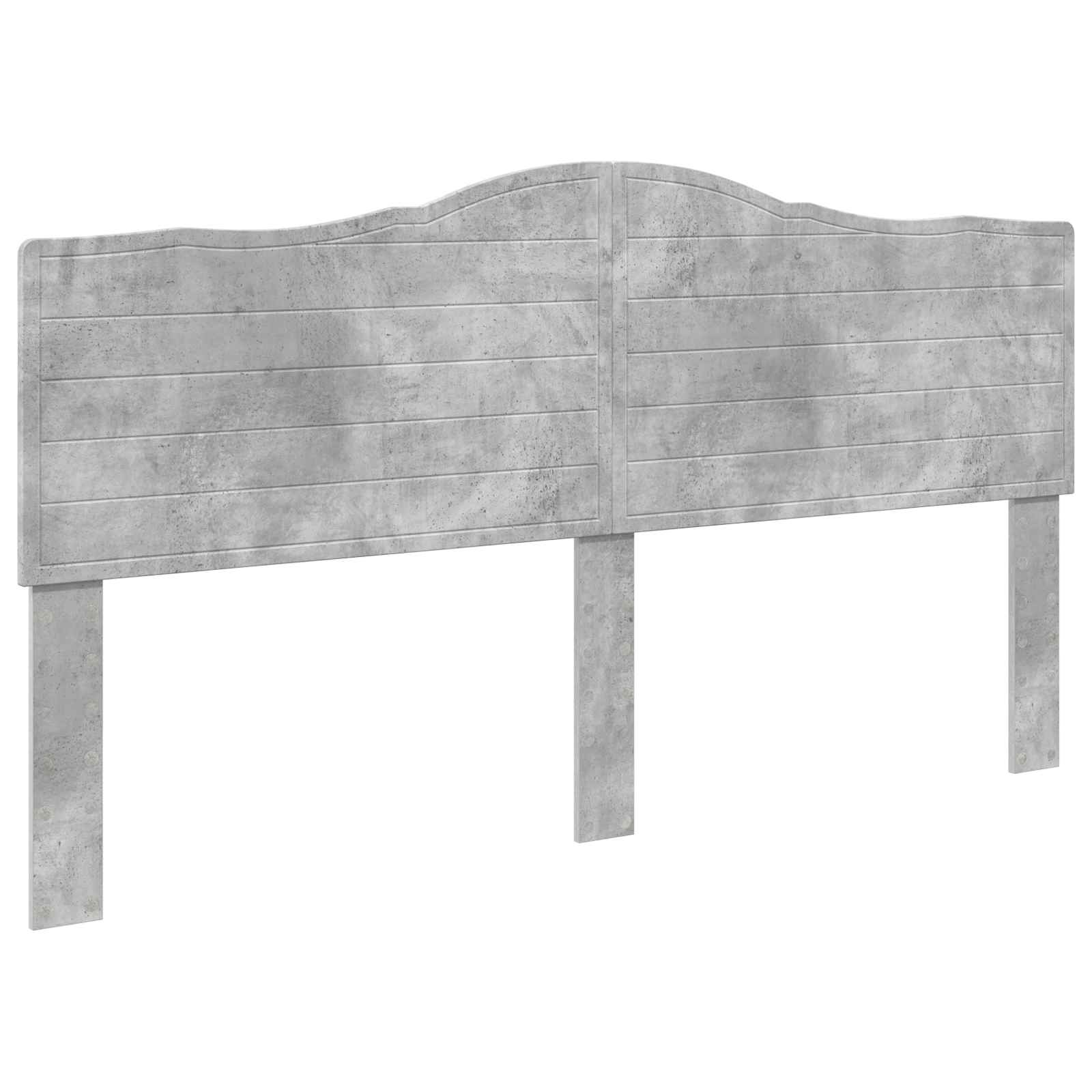 vidaXL Headboard Concrete Grey Engineered wood 2