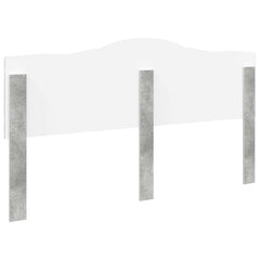 vidaXL Headboard Concrete Grey Engineered wood 6