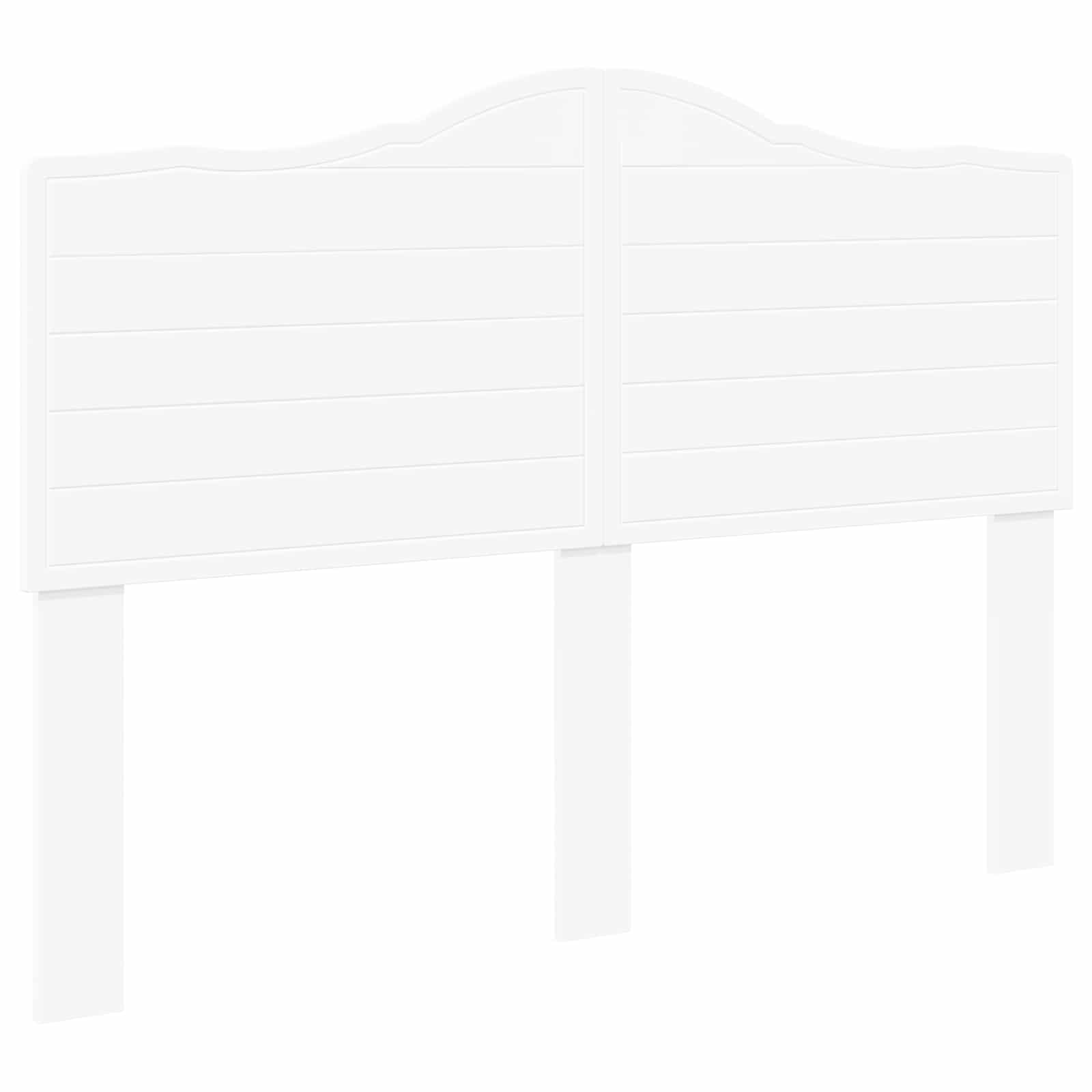 vidaXL Headboard White Engineered wood 2