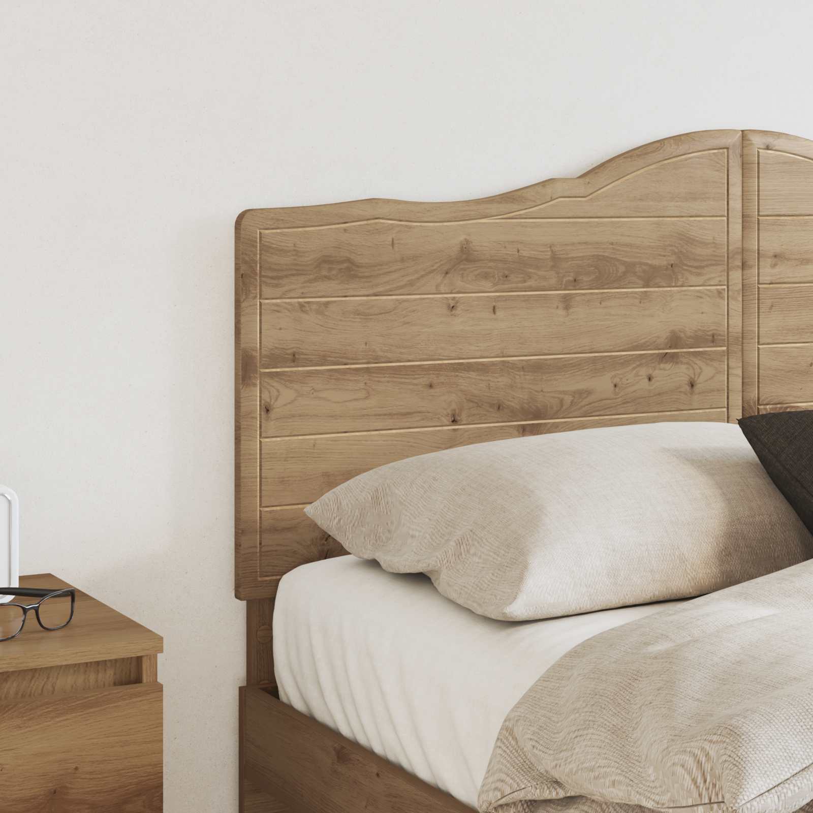 vidaXL Headboard Artisan Oak Engineered wood 3