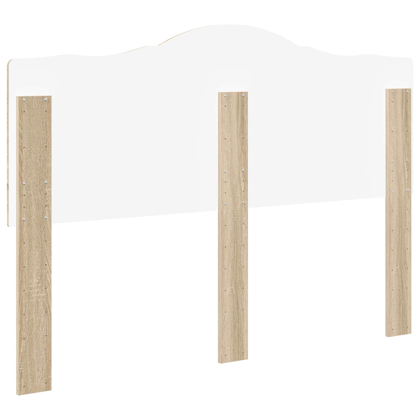 vidaXL Headboard Sonoma Oak Engineered wood 6