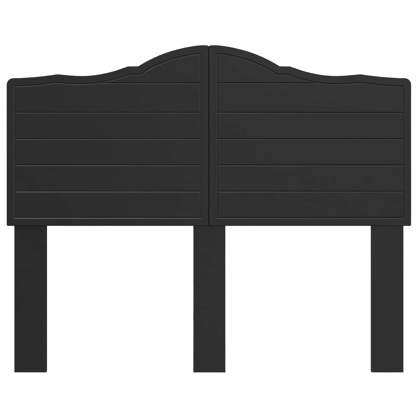 vidaXL Headboard Black Oak Engineered wood 4