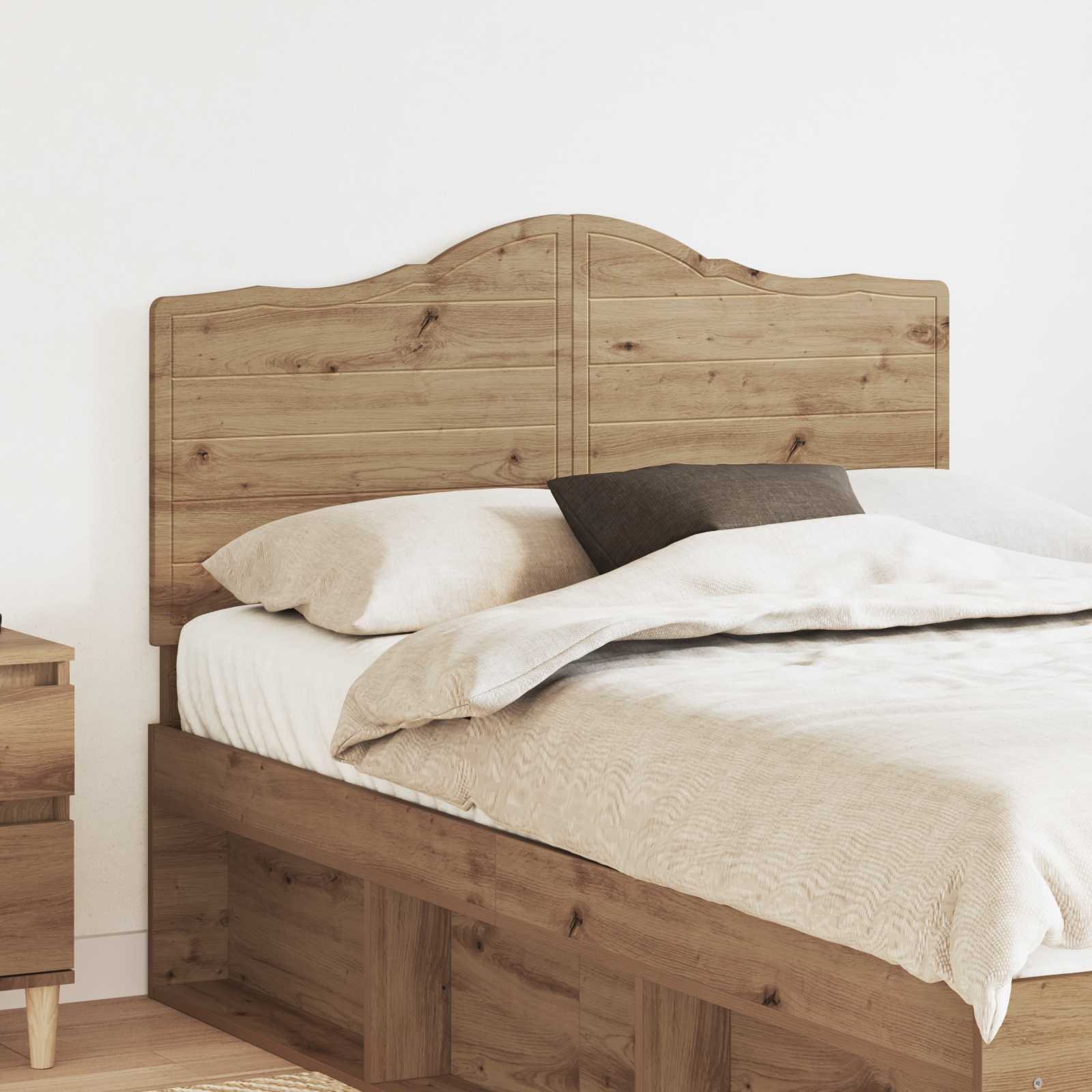 vidaXL Headboard Artisan Oak Engineered wood 1