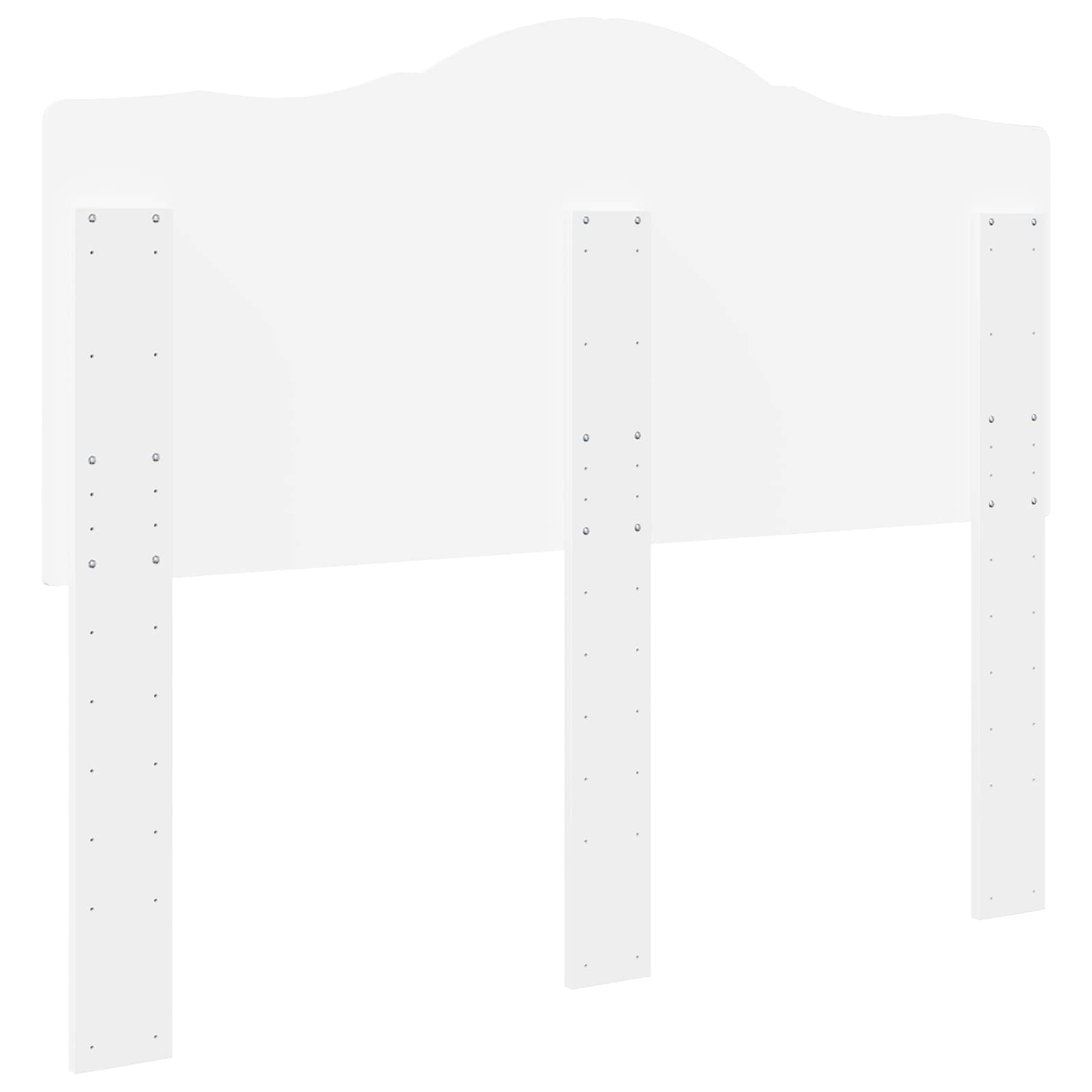 vidaXL Headboard White Engineered wood 6