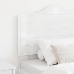 Headboard Gloss White Engineered wood High Gloss White 100 cm