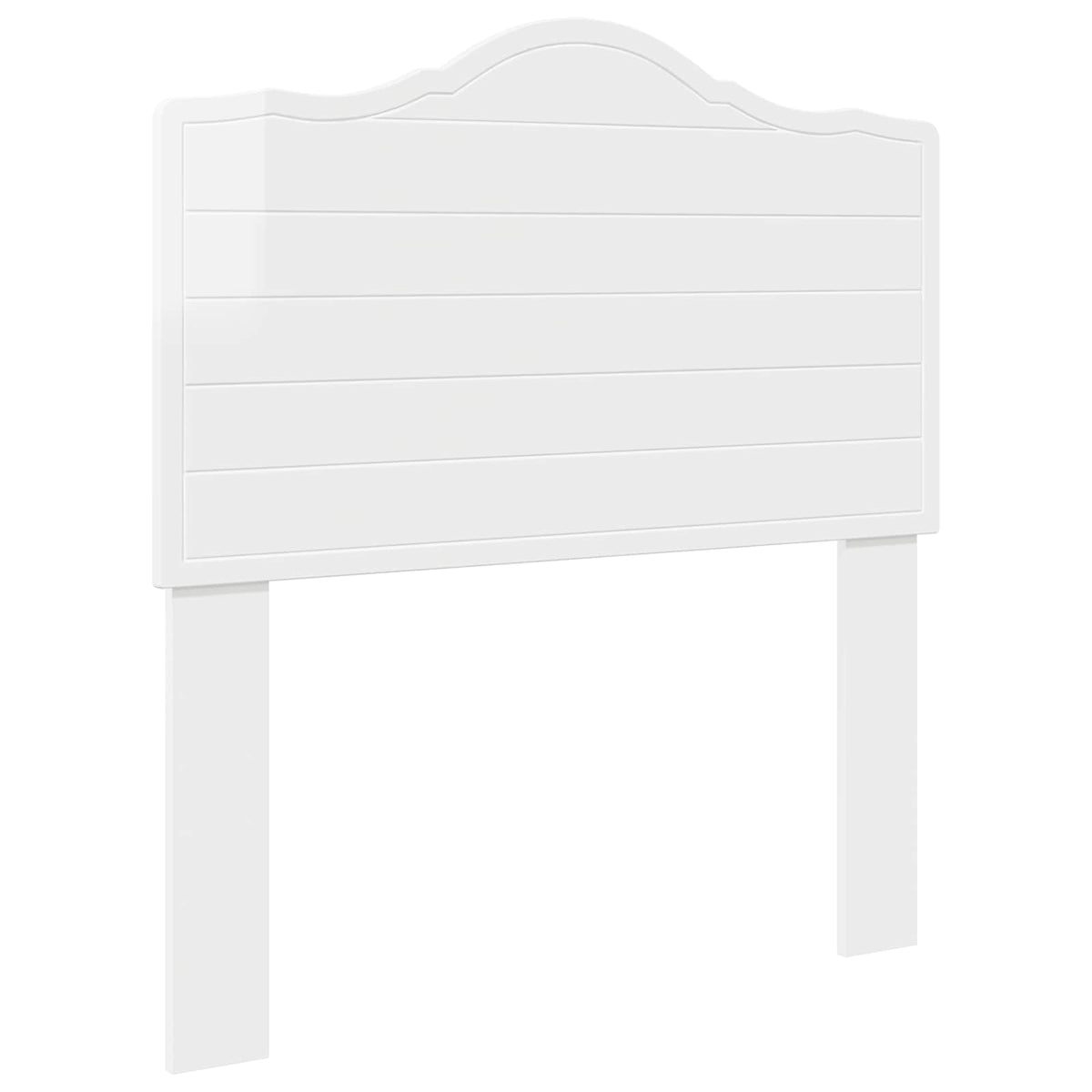Headboard Gloss White Engineered wood High Gloss White 100 cm