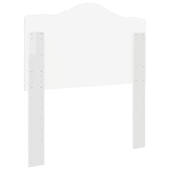 vidaXL Headboard Gloss White Engineered wood 6