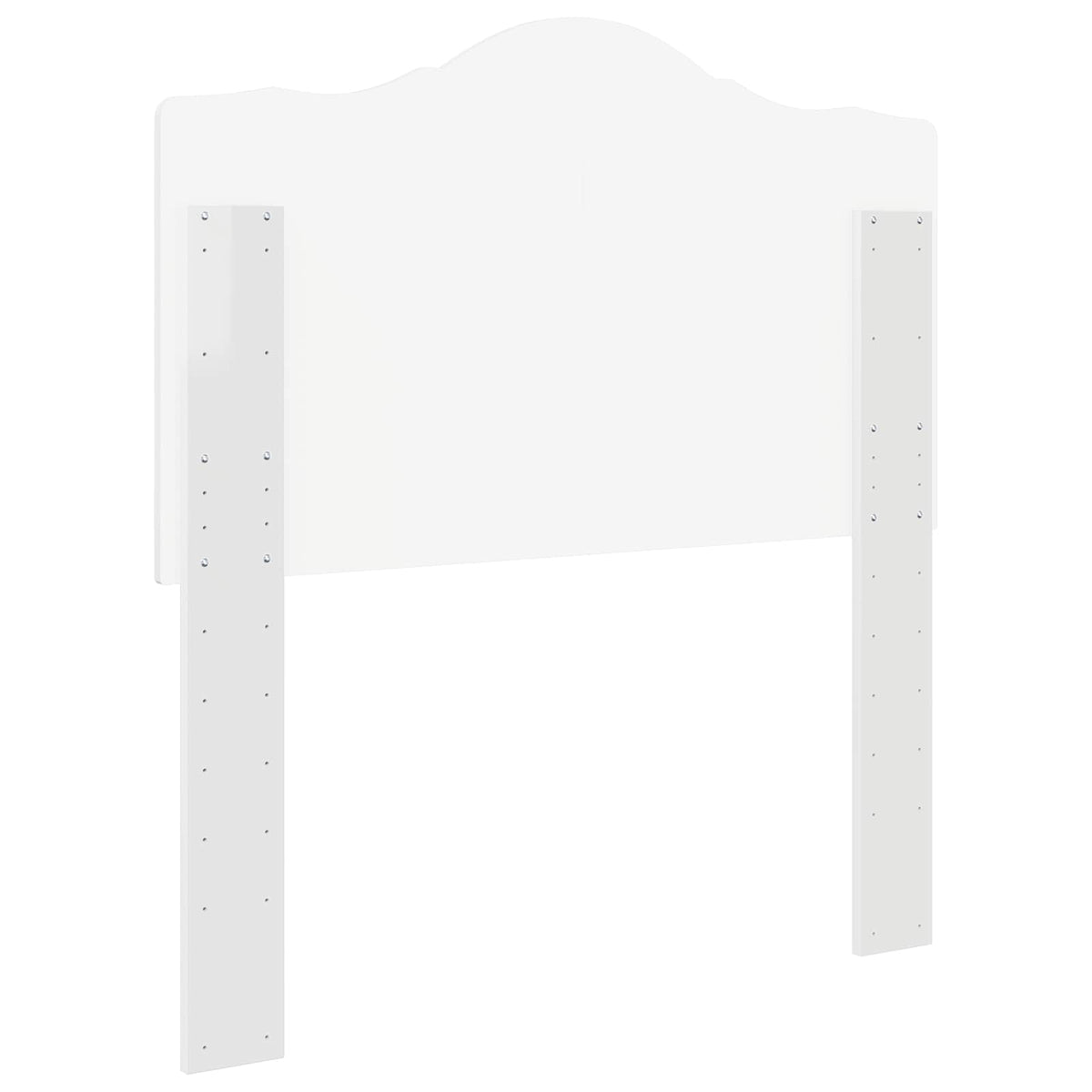 Headboard Gloss White Engineered wood High Gloss White 100 cm