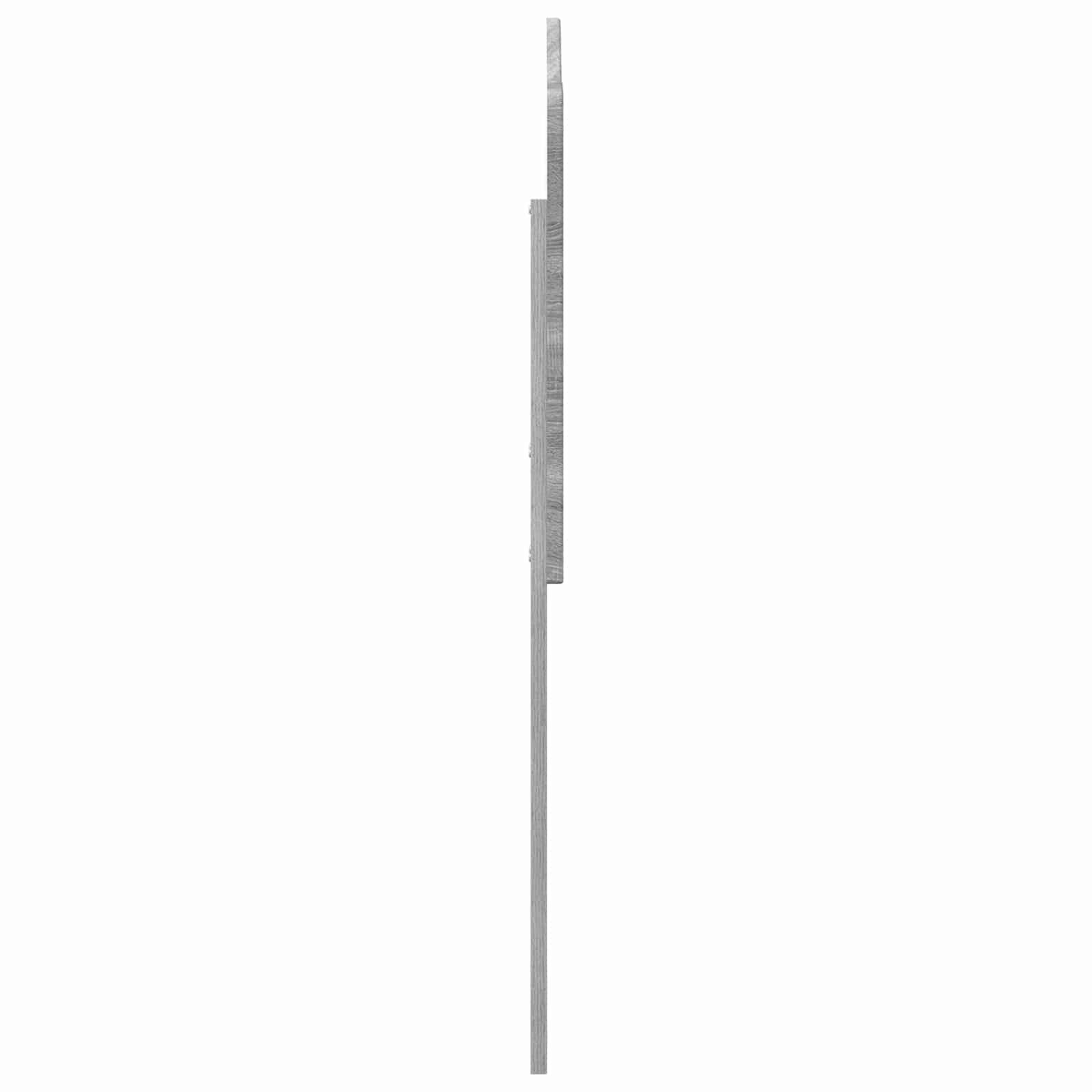 vidaXL Headboard Grey Sonoma Engineered wood 5