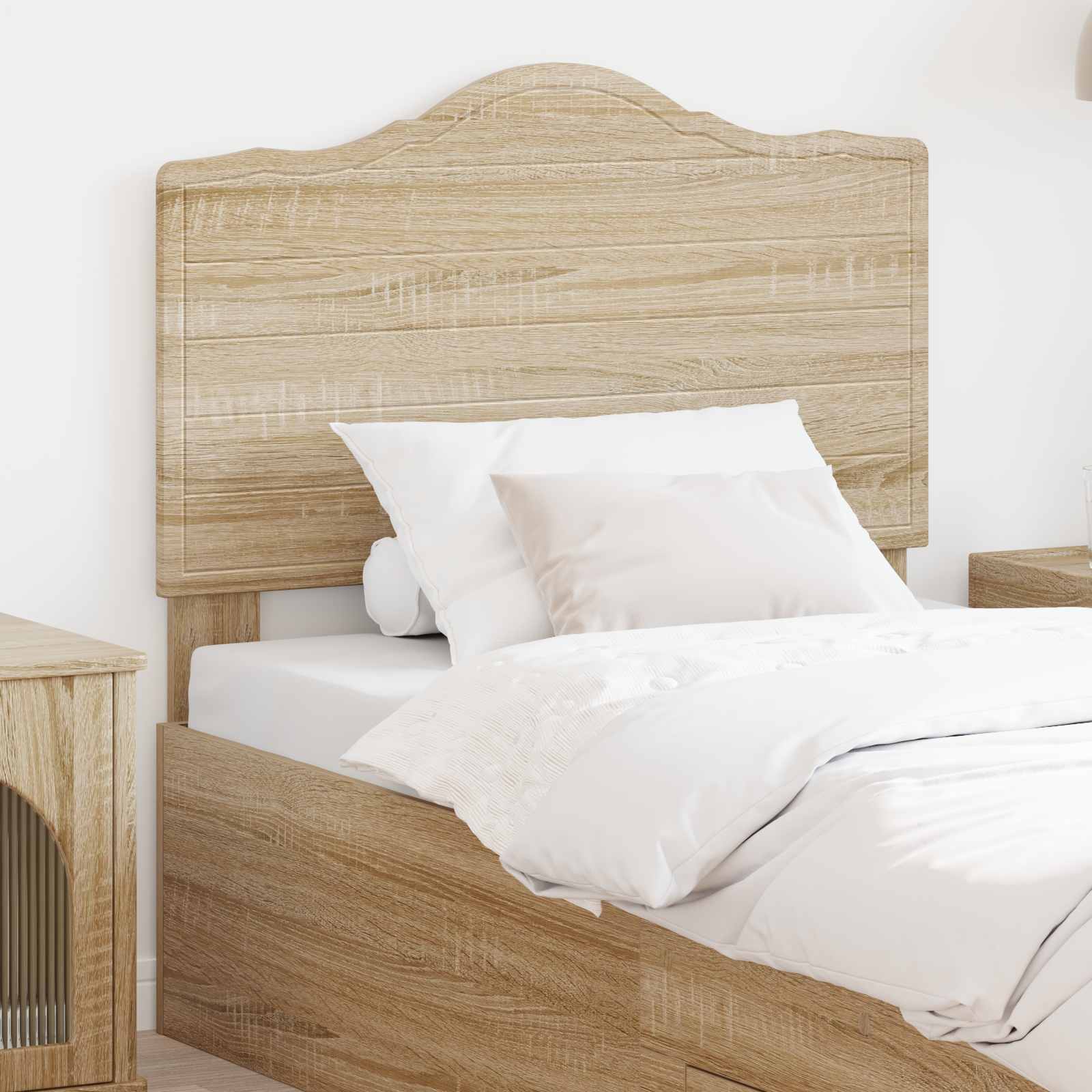 vidaXL Headboard Sonoma Oak Engineered wood 1