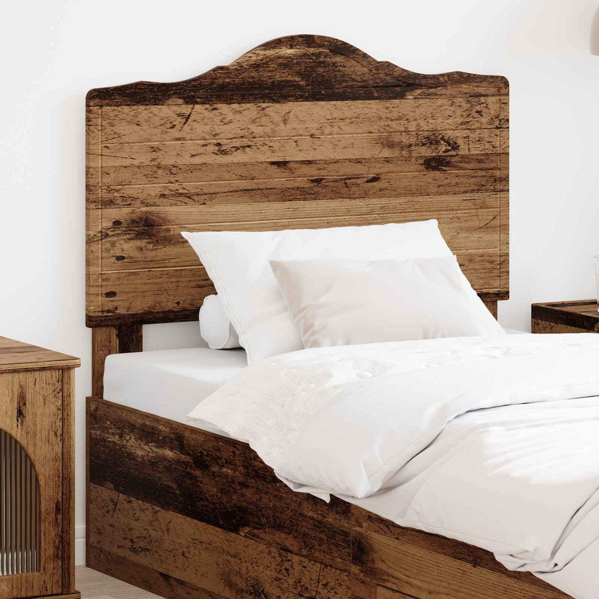 vidaXL Headboard Engineered wood Old wood