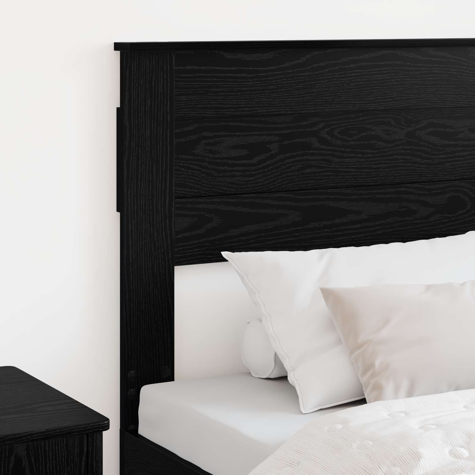 vidaXL Headboard Black Oak Engineered wood 3