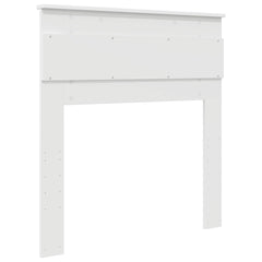 vidaXL Headboard White Engineered wood 6