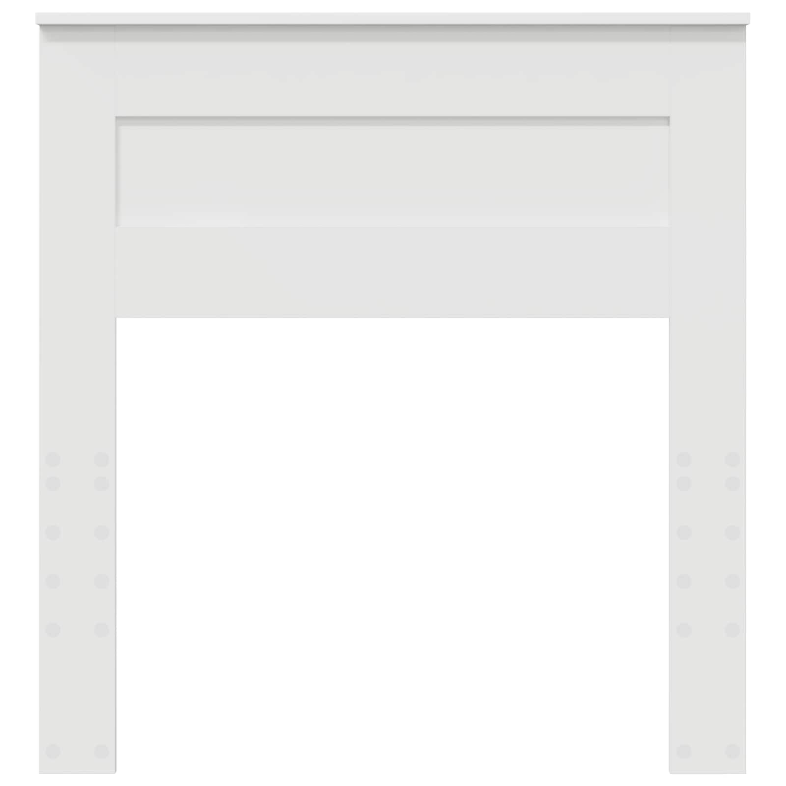 vidaXL Headboard White Engineered wood 4
