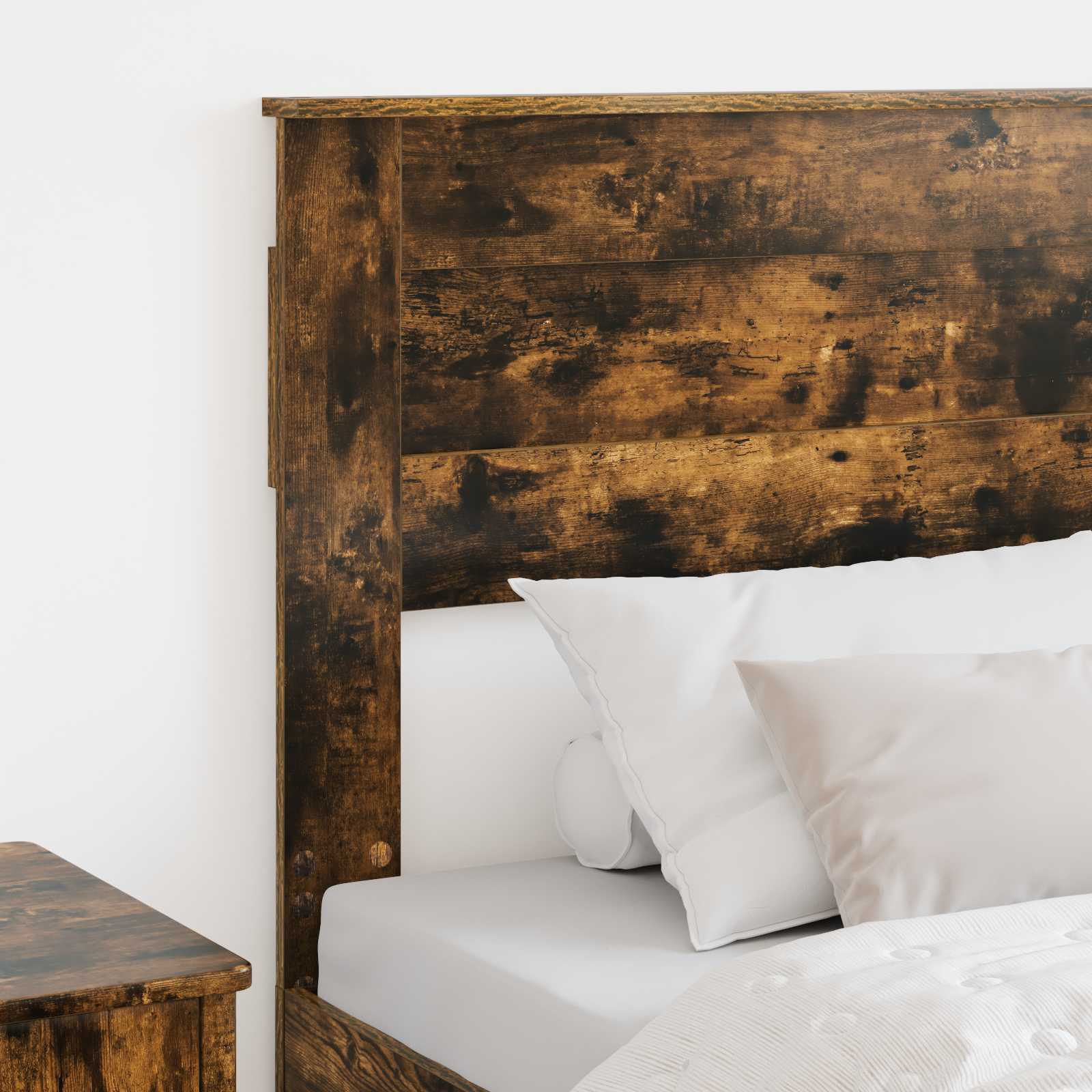 vidaXL Headboard Smoked Oak Engineered wood 3