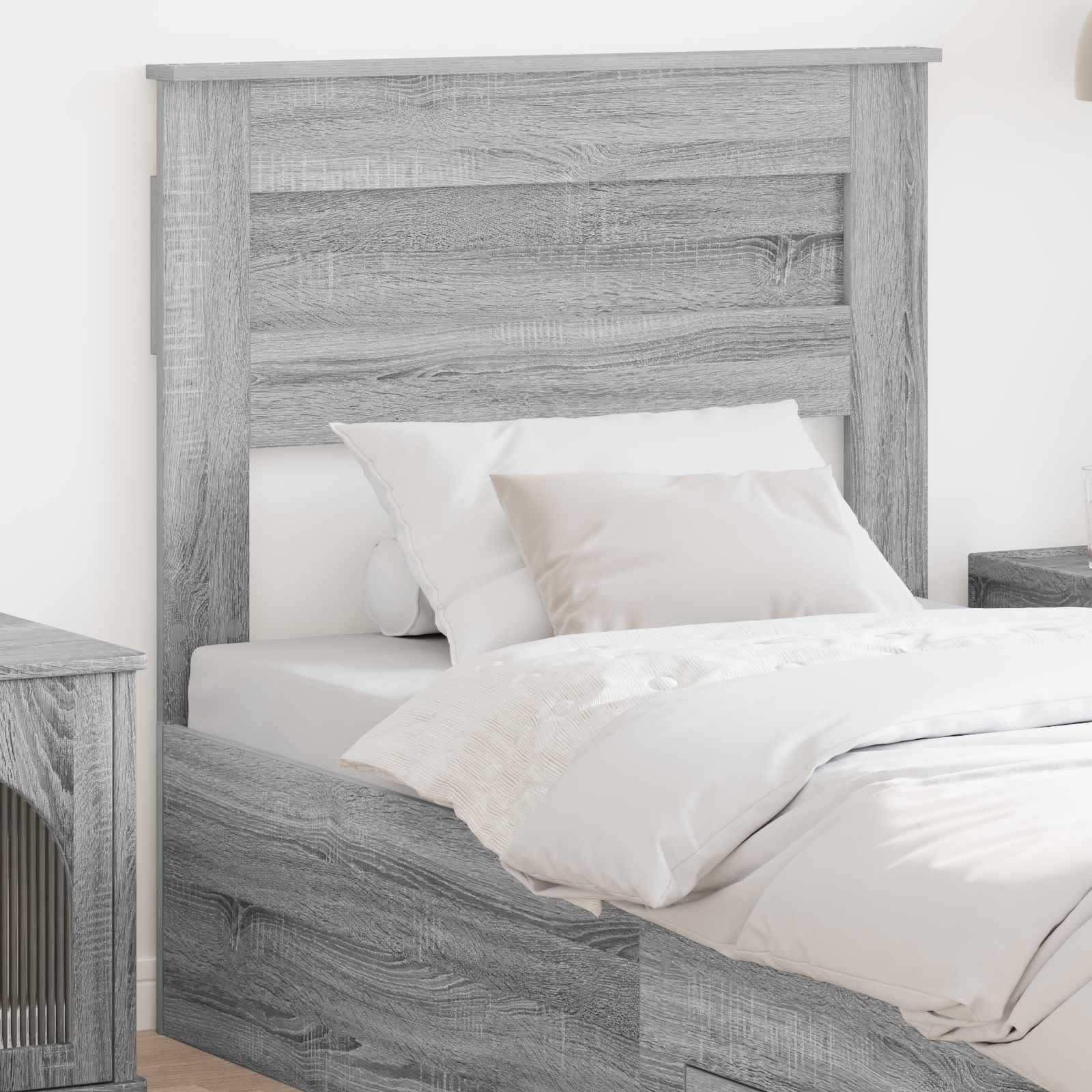 vidaXL Headboard Grey Sonoma Engineered wood 1