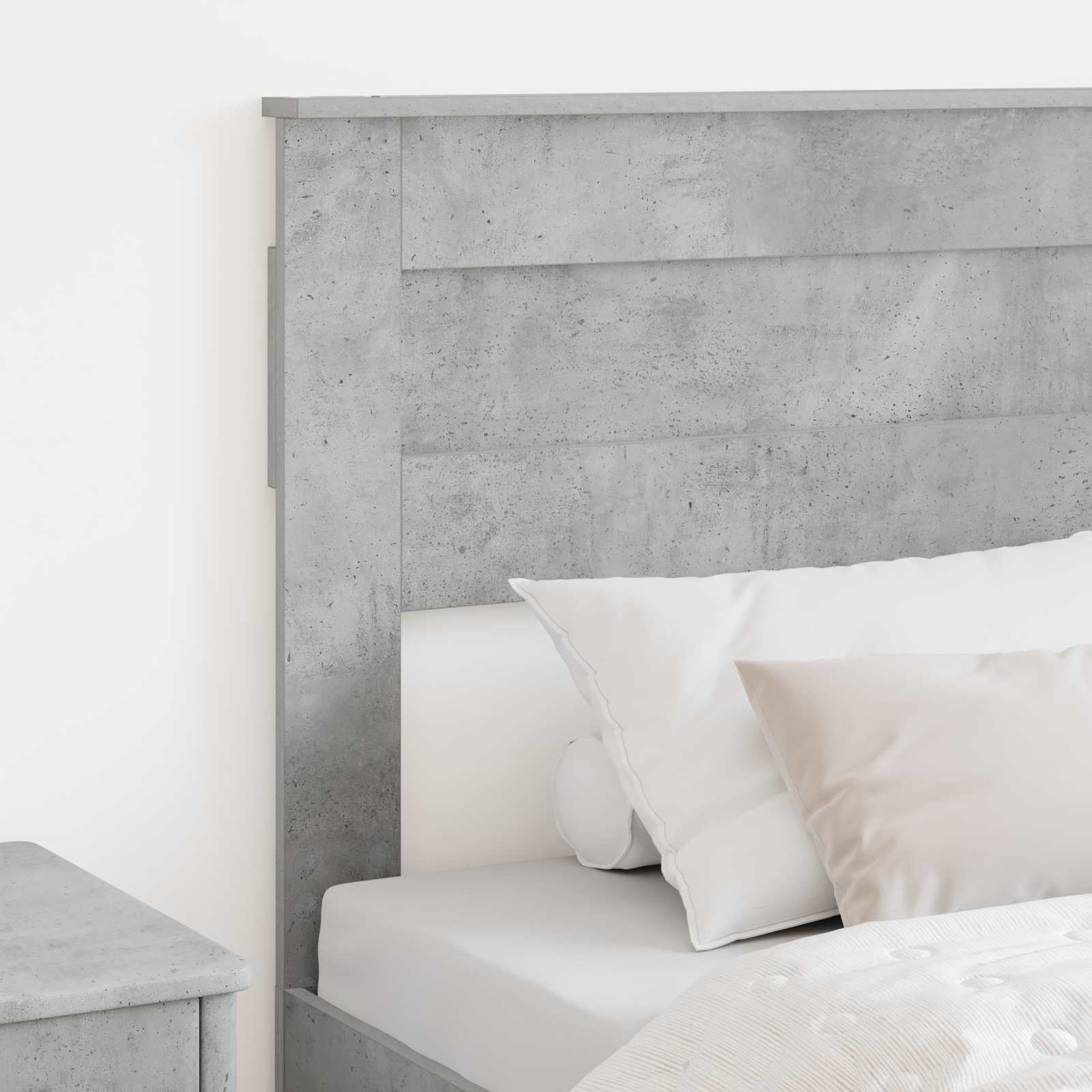 vidaXL Headboard Concrete Grey Engineered wood 3