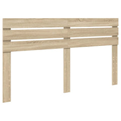 vidaXL Headboard Sonoma Oak Engineered wood 2