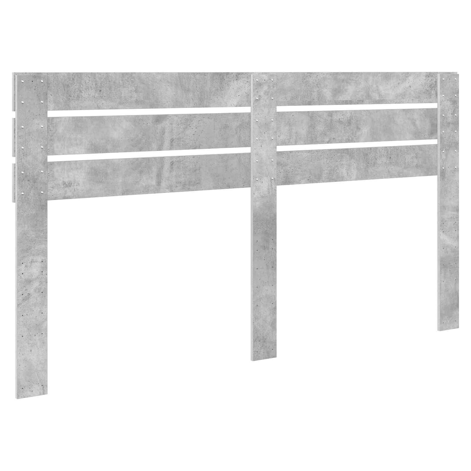 vidaXL Headboard Concrete Grey Engineered wood 6