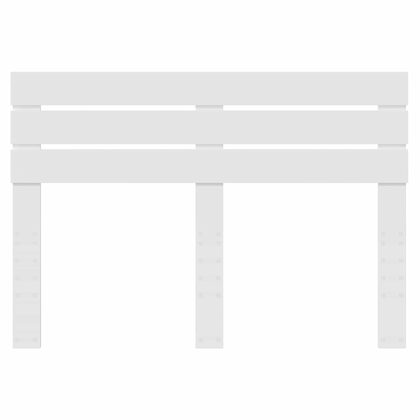 vidaXL Headboard White Engineered wood 4