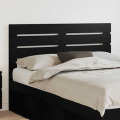 vidaXL Headboard Black Oak Engineered wood 1