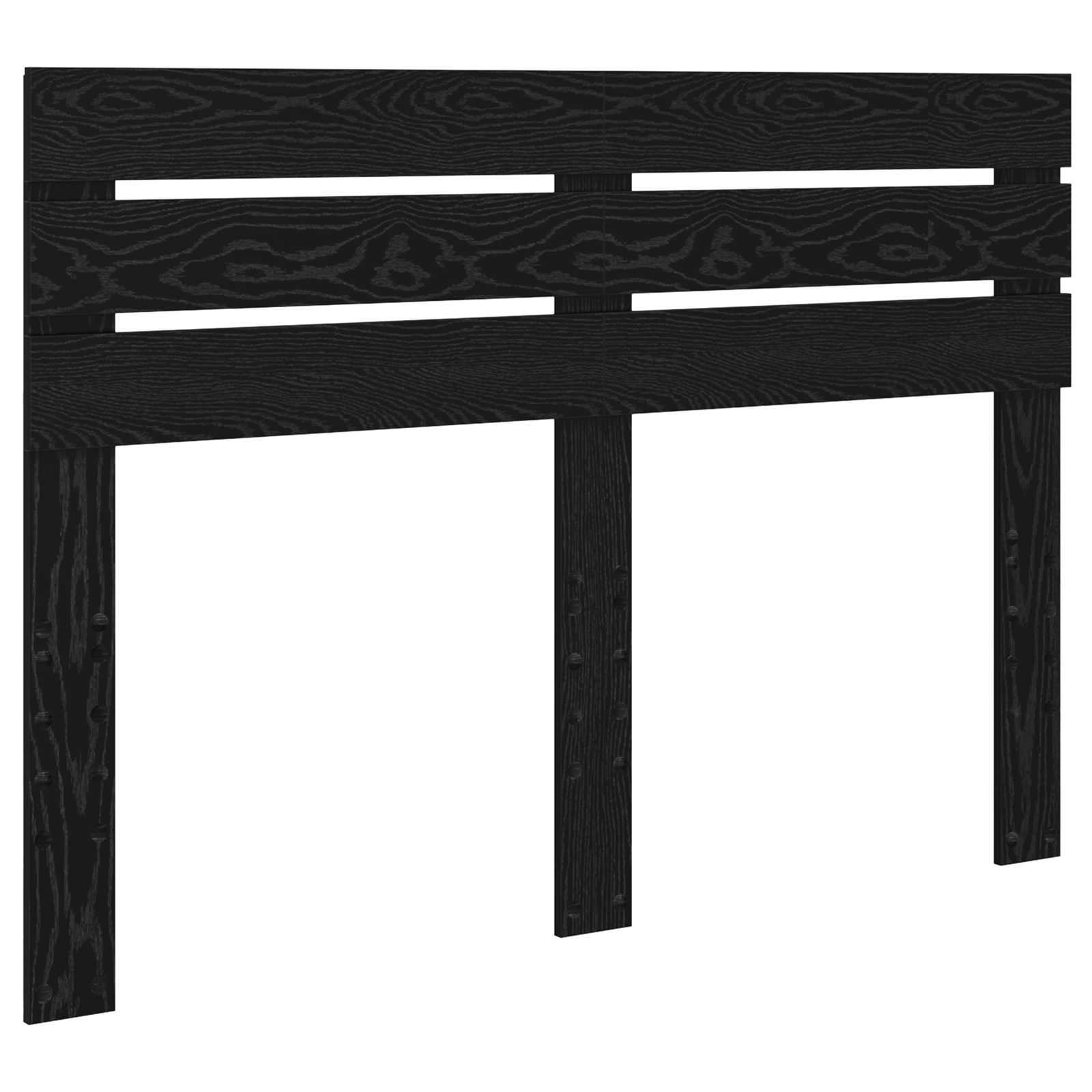 vidaXL Headboard Black Oak Engineered wood 2