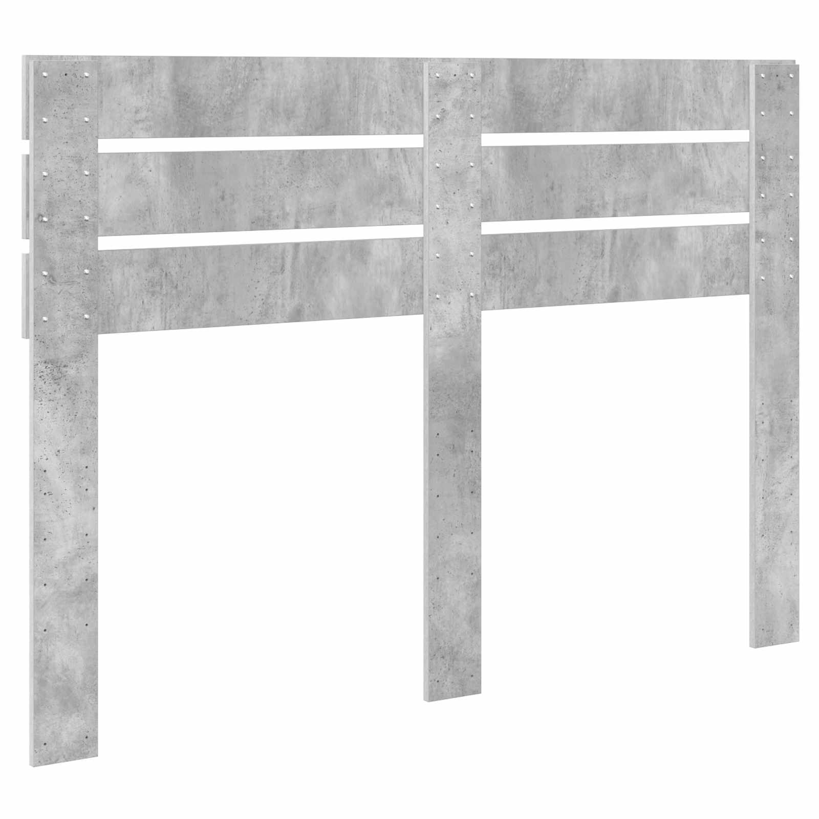 vidaXL Headboard Concrete Grey Engineered wood 6
