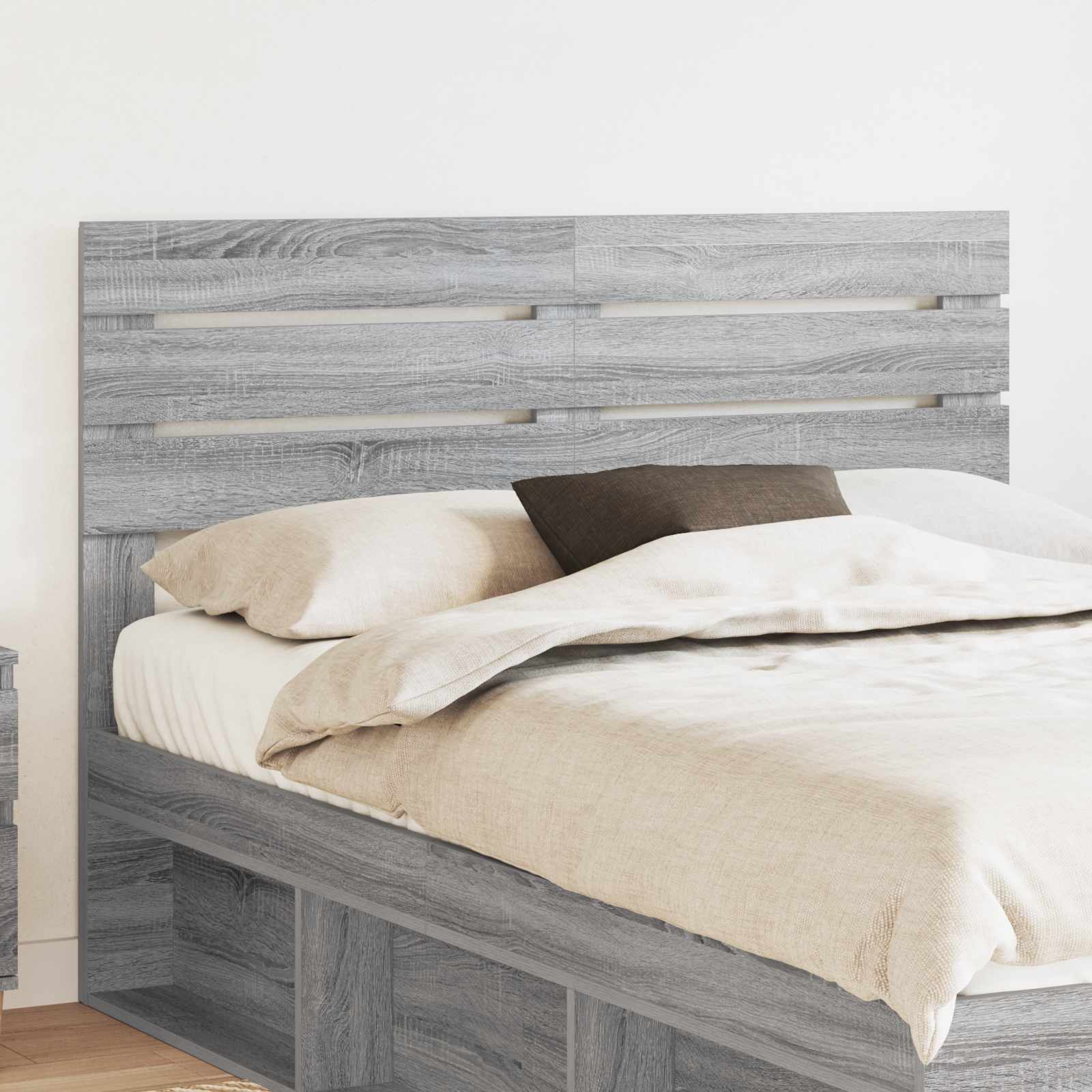 vidaXL Headboard Grey Sonoma Engineered wood 1