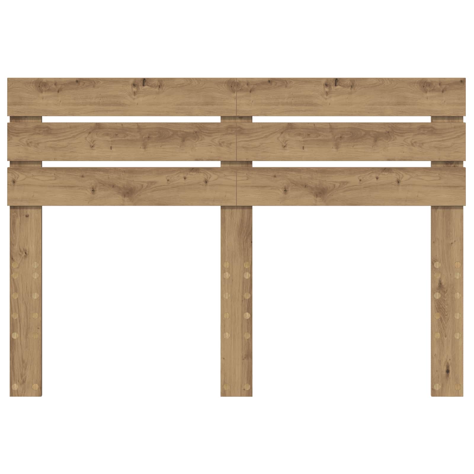 vidaXL Headboard Artisan Oak Engineered wood 4