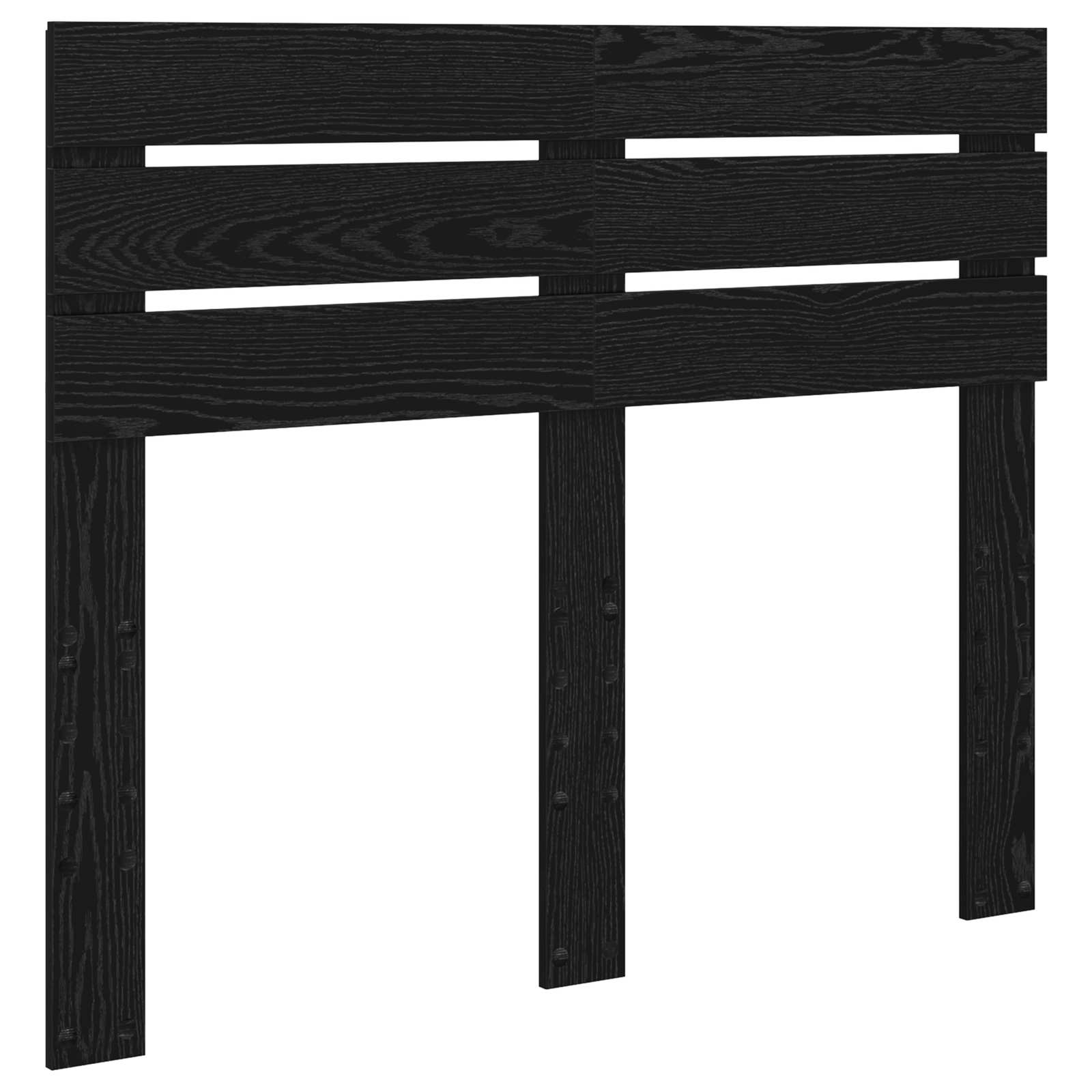 vidaXL Headboard Black Oak Engineered wood 2