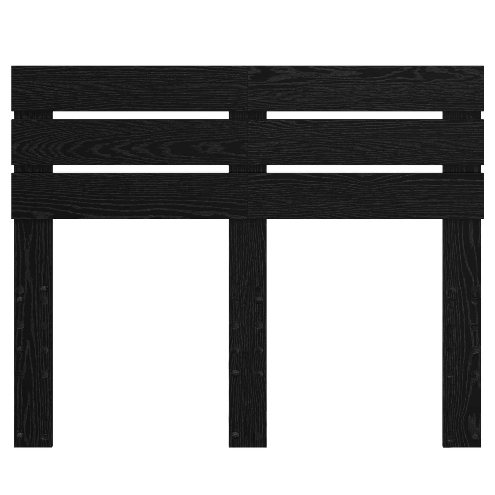 vidaXL Headboard Black Oak Engineered wood 4