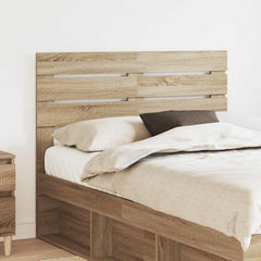 vidaXL Headboard Sonoma Oak Engineered wood 1