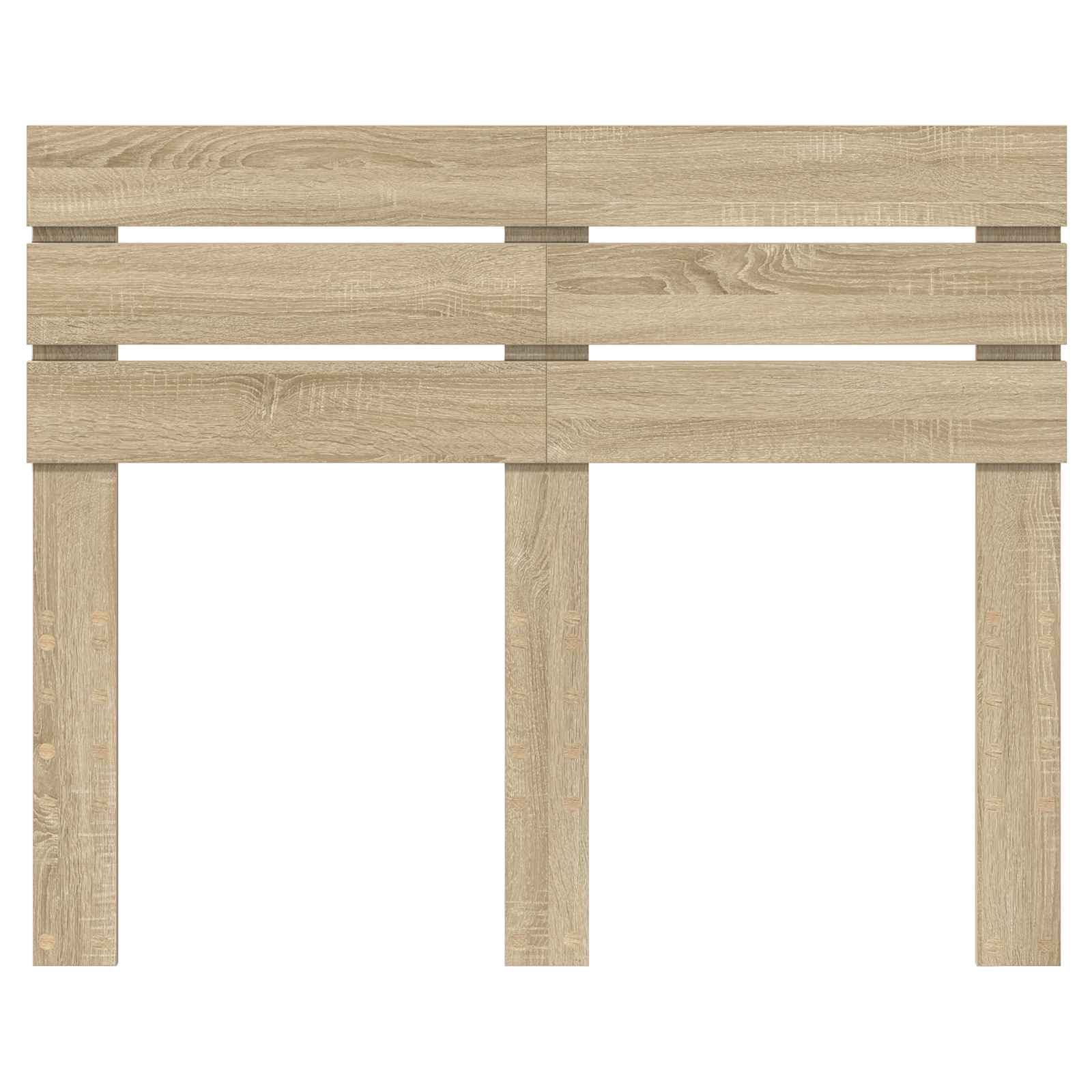 vidaXL Headboard Sonoma Oak Engineered wood 2