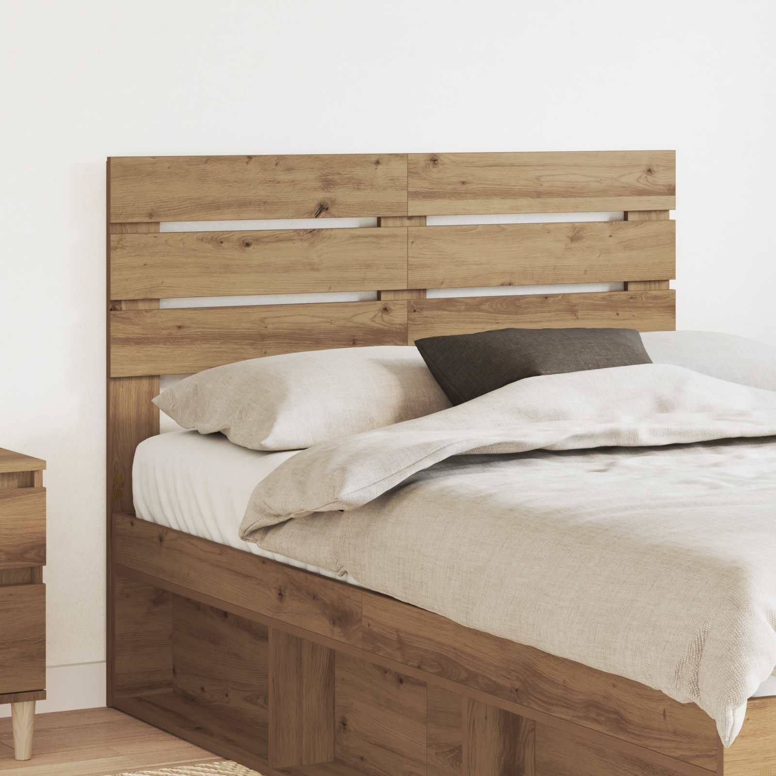 vidaXL Headboard Artisan Oak Engineered wood 1