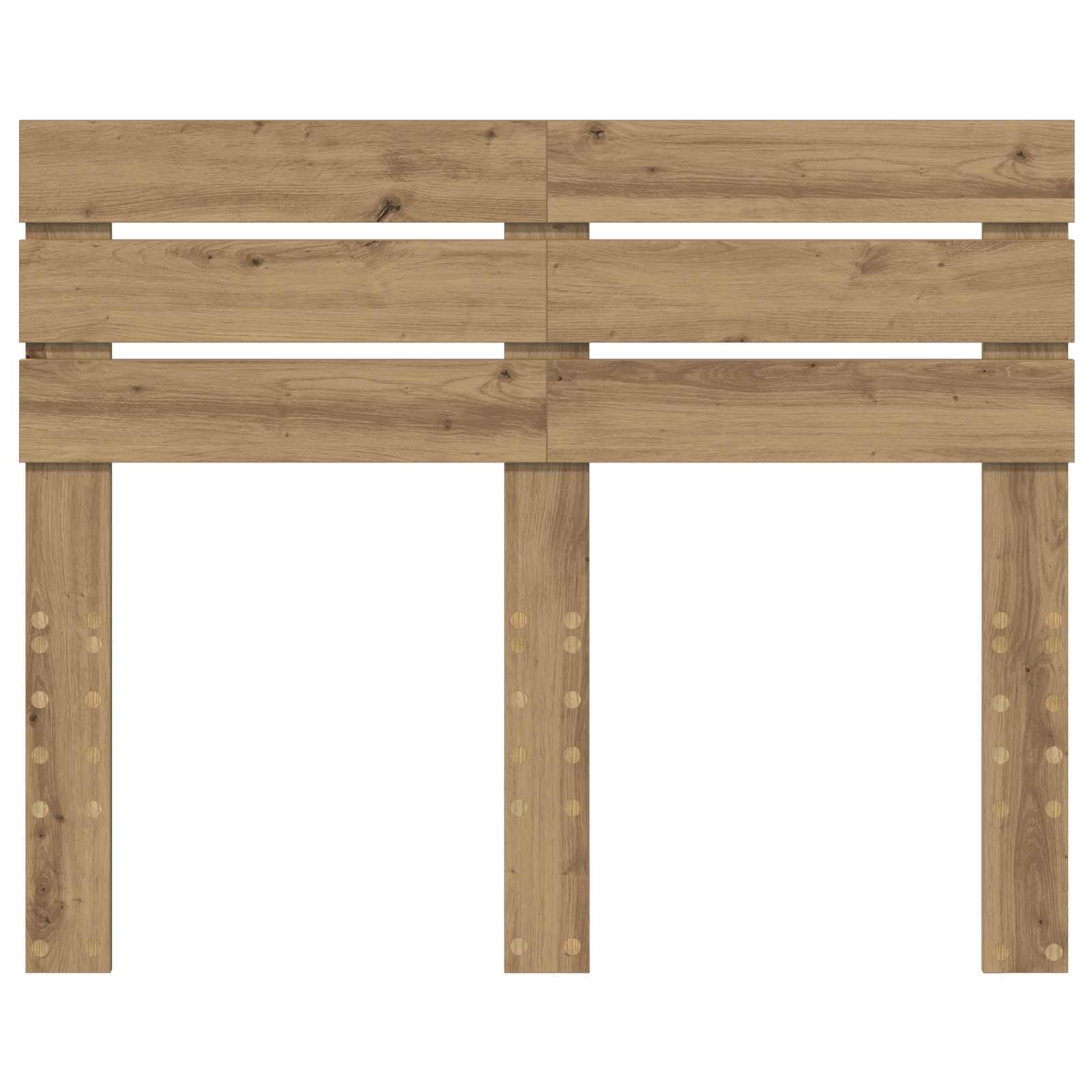 vidaXL Headboard Artisan Oak Engineered wood 4