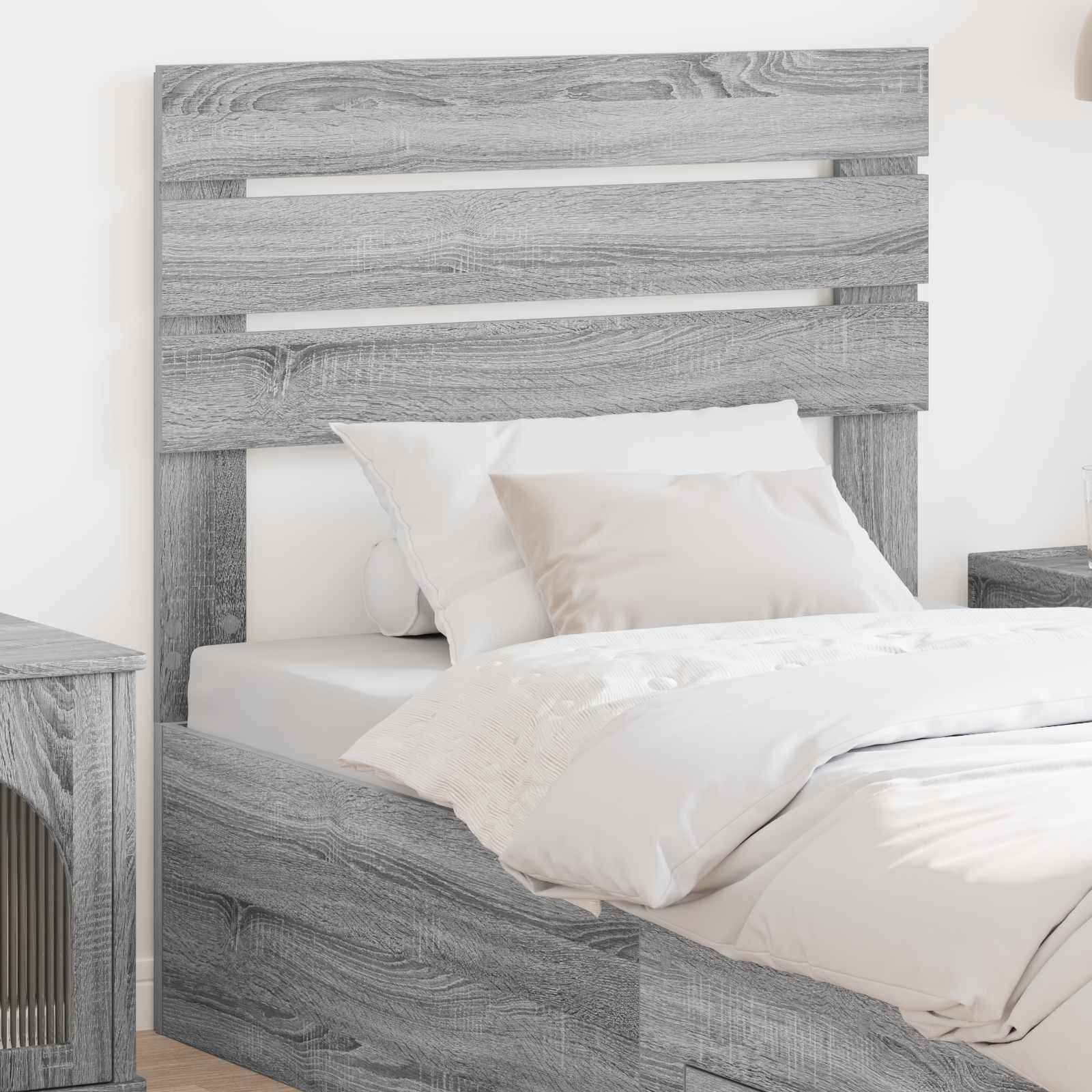 vidaXL Headboard Grey Sonoma Engineered wood 1