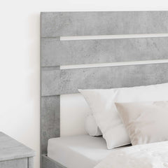 vidaXL Headboard Concrete Grey Engineered wood 3