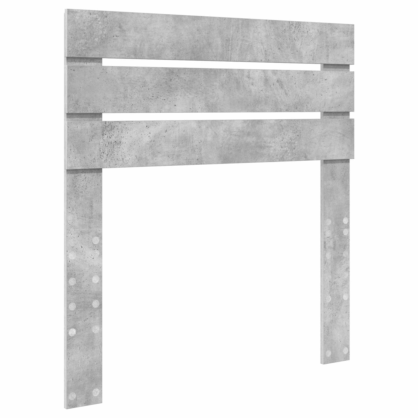 vidaXL Headboard Concrete Grey Engineered wood 2