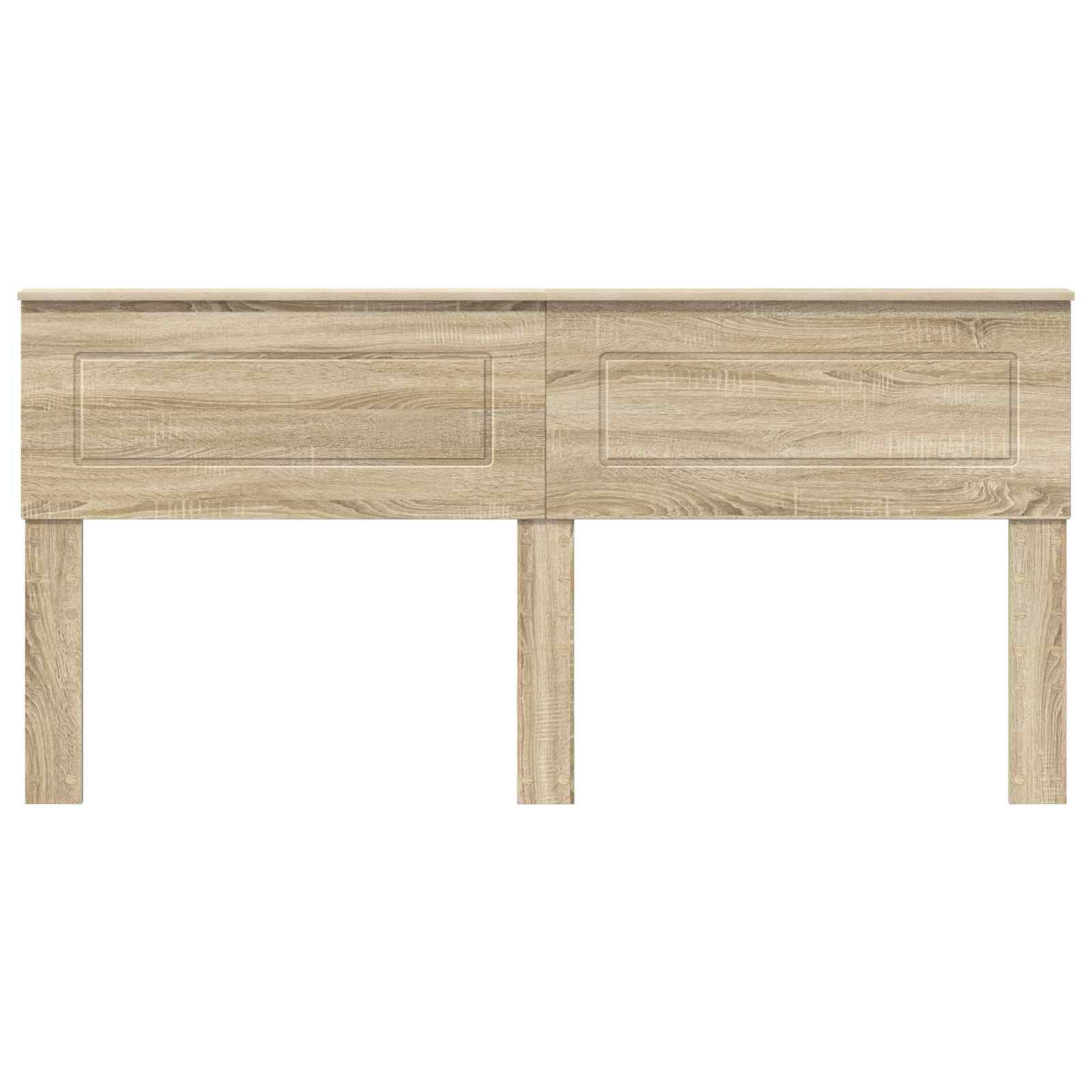 vidaXL Headboard Sonoma Oak Engineered wood 4