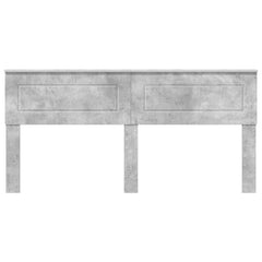 vidaXL Headboard Concrete Grey Engineered wood 4
