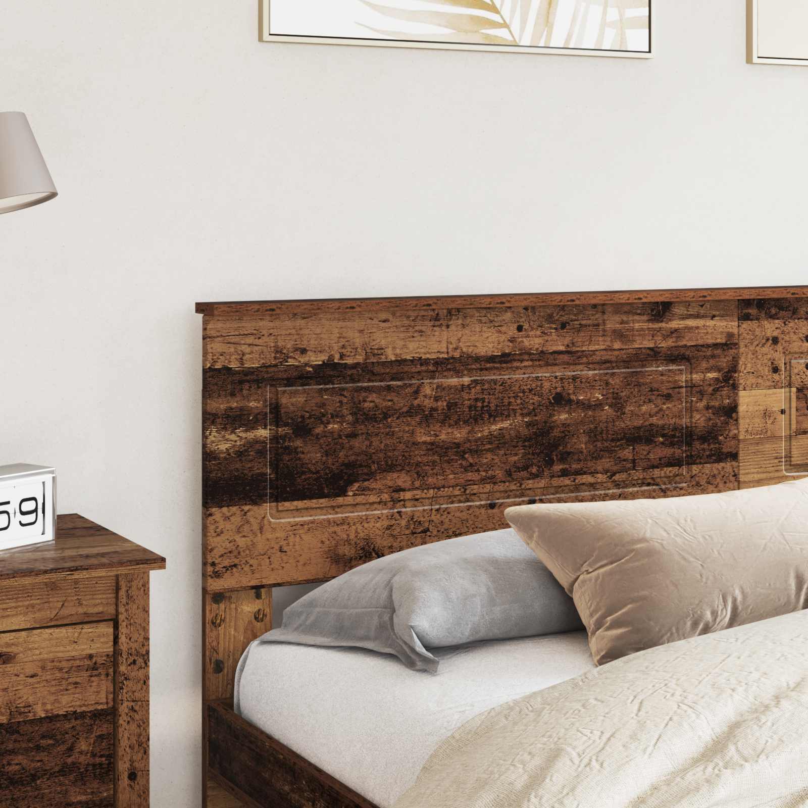 vidaXL Headboard Old Wood Engineered wood 3