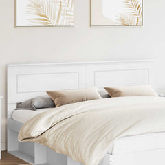 vidaXL Headboard White Engineered wood 1