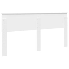 vidaXL Headboard White Engineered wood 6