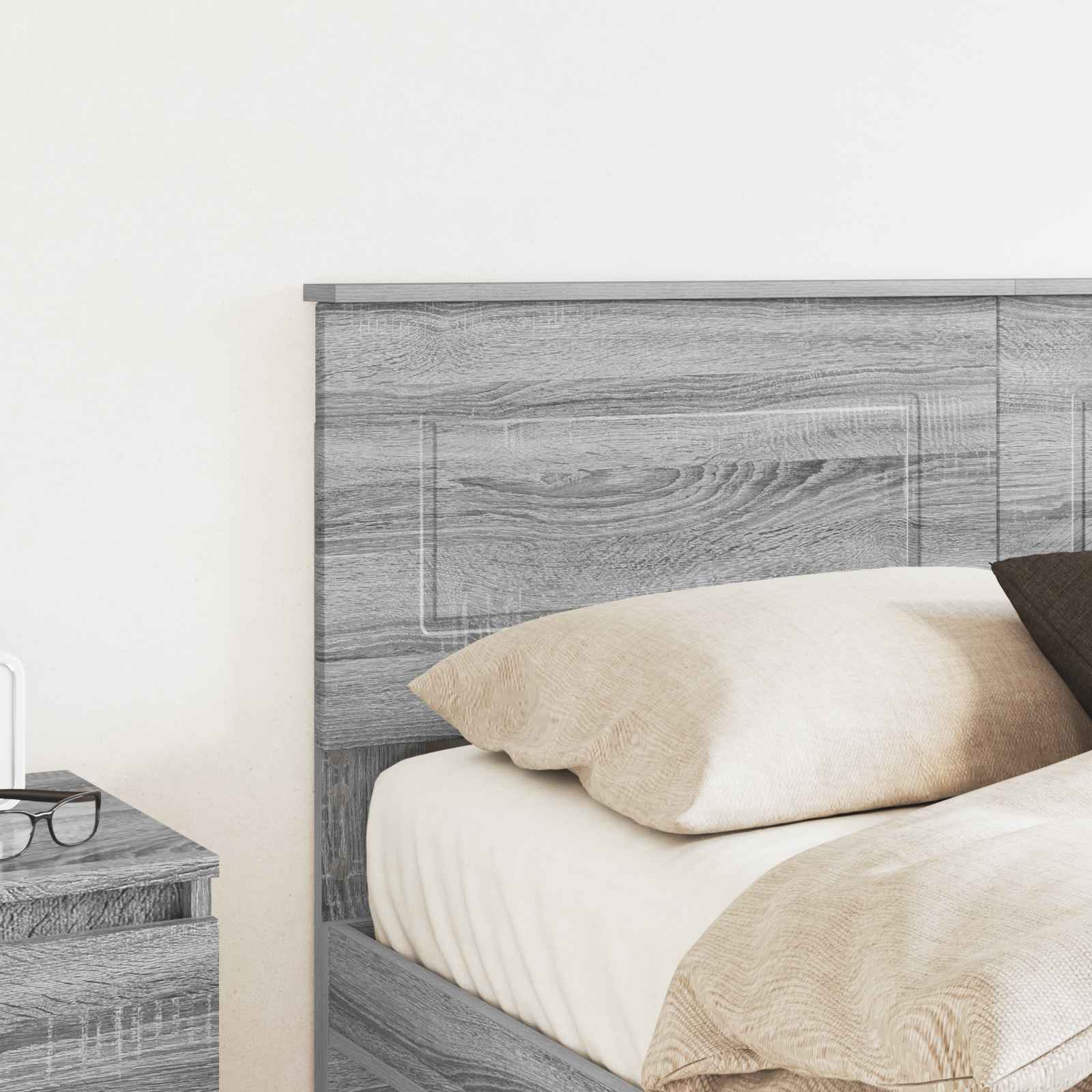 vidaXL Headboard Grey Sonoma Engineered wood 3