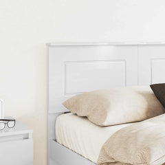 Headboard Gloss White Engineered wood High gloss white 135 cm