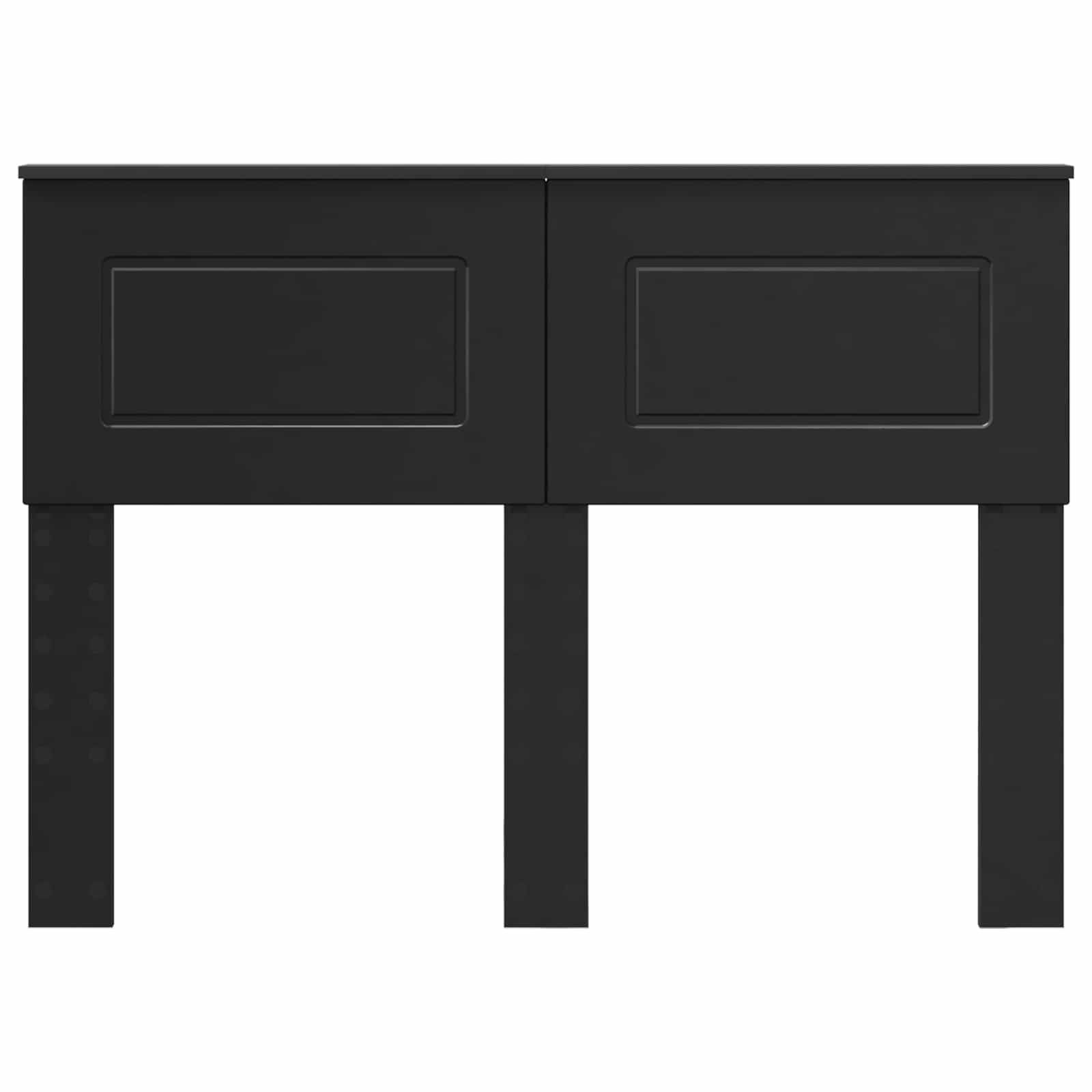 vidaXL Headboard Black Oak Engineered wood 4