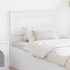 vidaXL Headboard White Engineered wood 1
