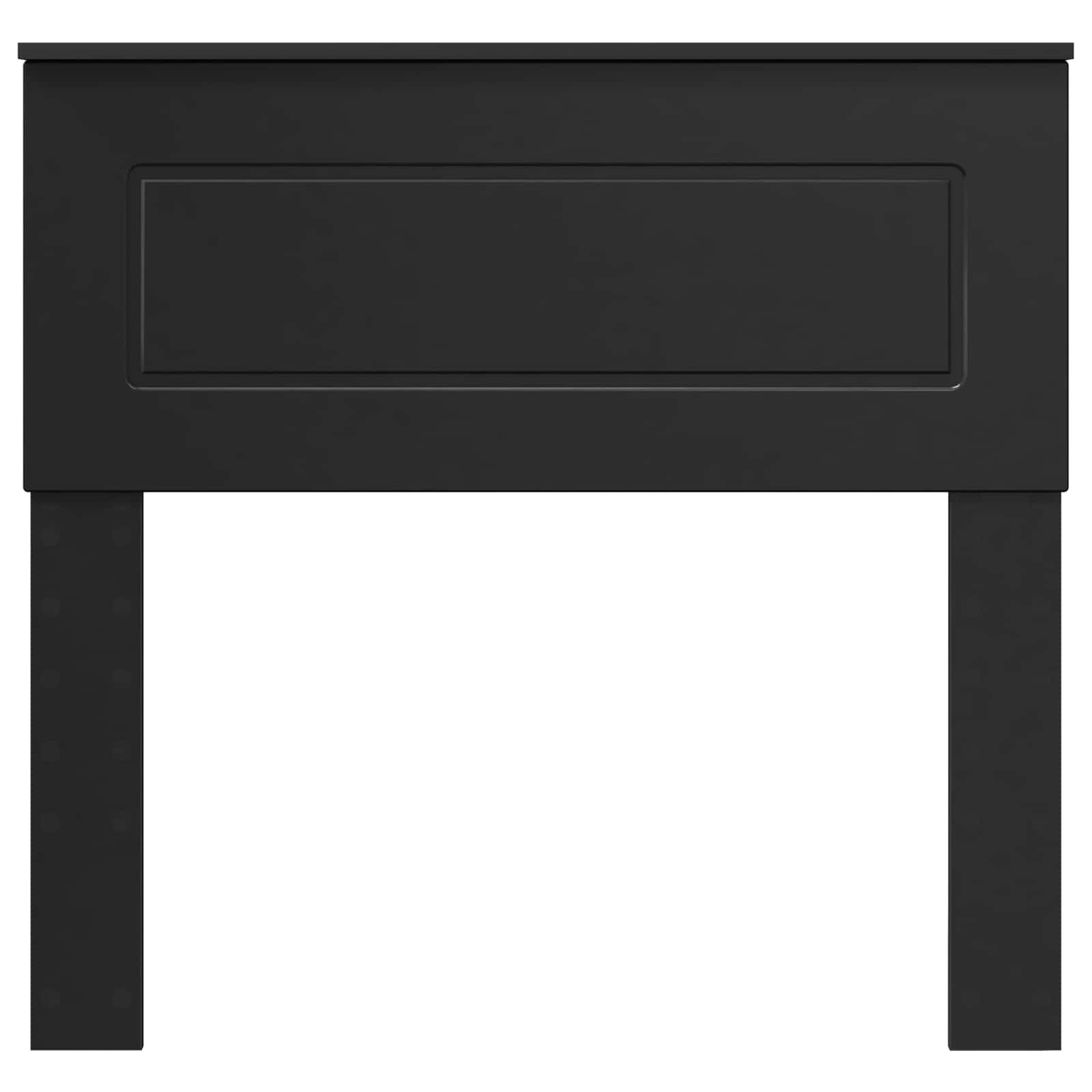 vidaXL Headboard Black Oak Engineered wood 4